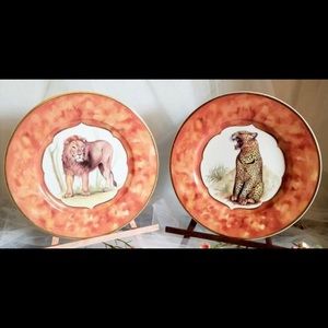 Email de Limoges safari plates set of 2